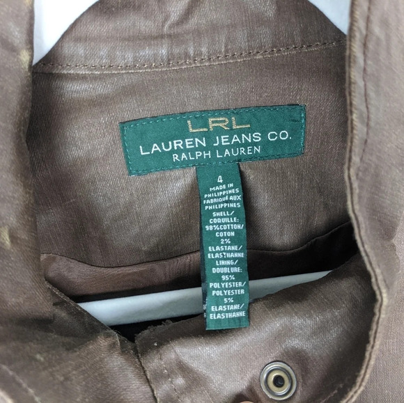 Lauren Ralph Lauren Brown Utility Jacket - Picture 5 of 5